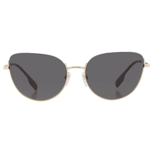 New Authentic Burberry Harper Dark Grey Cat Eye Ladies Sunglasses BE3144 110987 - Picture 1 of 6